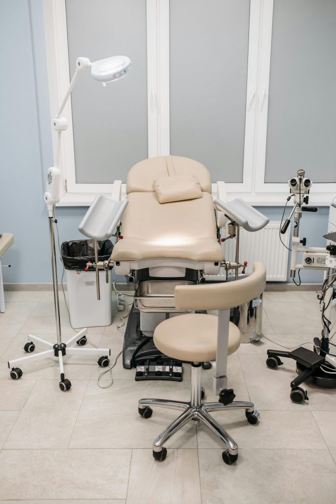 pexels-photo-7108391-7108391 A well-equipped gynecological examination room with modern medical equipment.